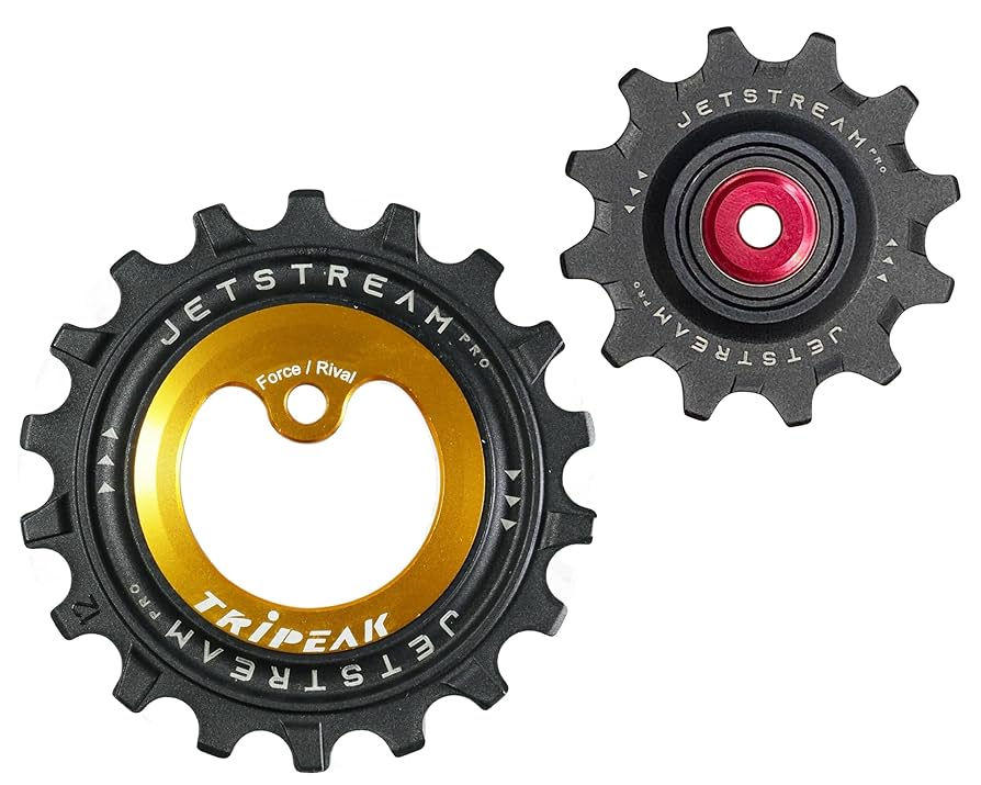 パーツ TRIPEAK Pulley Jetstream TRiPEAK 12/18T Oversized Ceramic Bearing Jockey Wheel Pulley